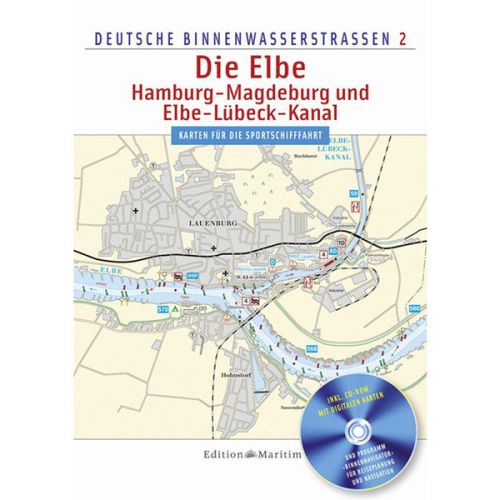 Edition Maritim Gewasserkarte Die Elbe, Hamburg
