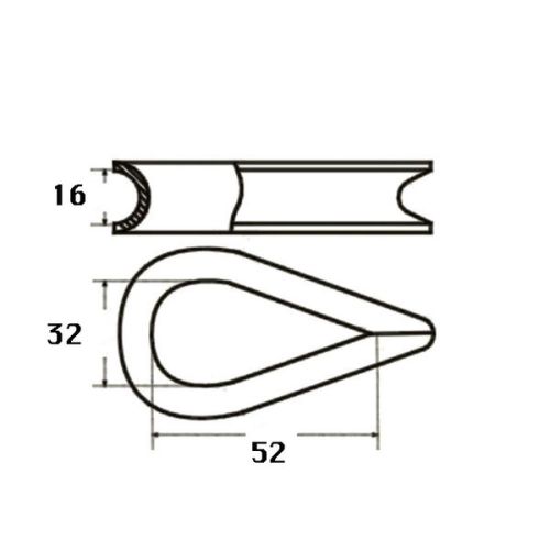 Talamex Touwkous nylon 16 mm