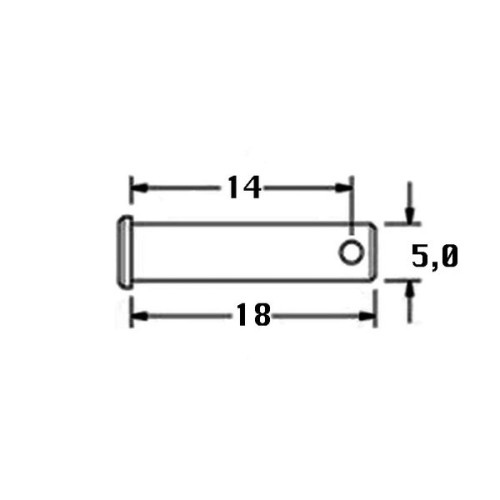 Kmarine Togglepen RVS A4 5 x 18 mm