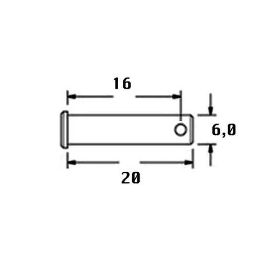 Kmarine Togglepen RVS A4 6 x 20 mm