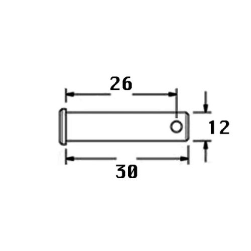 Kmarine Togglepen RVS A4 12 x 30 mm