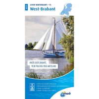 ANWB Waterkaart 13: West-Brabant