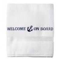 Captain Collect Badlaken Welcome on Board wit 70x140cm