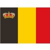 Talamex Vlag Belgie 20 x 30 cm met kroon