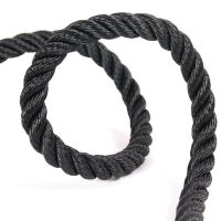 M-Ropes Landvast polyester zwart 8mm