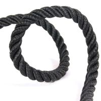 M-Ropes Landvast polyester zwart 18mm