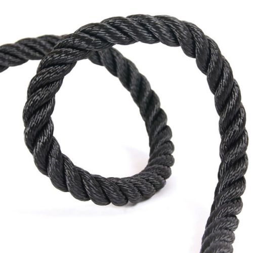M-Ropes Landvast polyester zwart 20mm