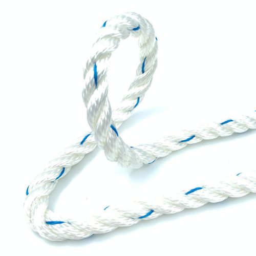 M-Ropes Landvast polyester wit 10mm