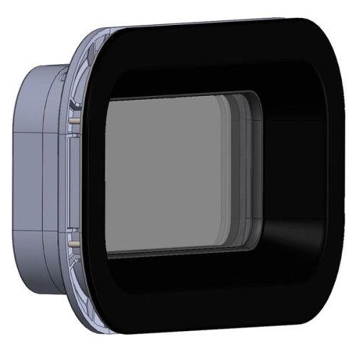 TOPwindows Lichtrand enkelglas 375x175mm zwart
