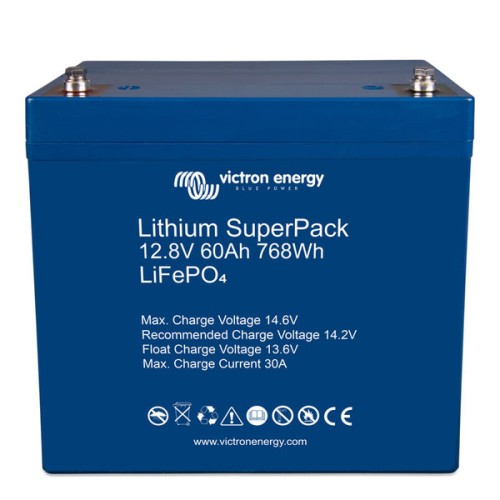 Victron Lithium Superpack Accu 12,8V 60Ah