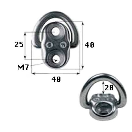 Wichard Dekoog scharnierend universeel 6 mm