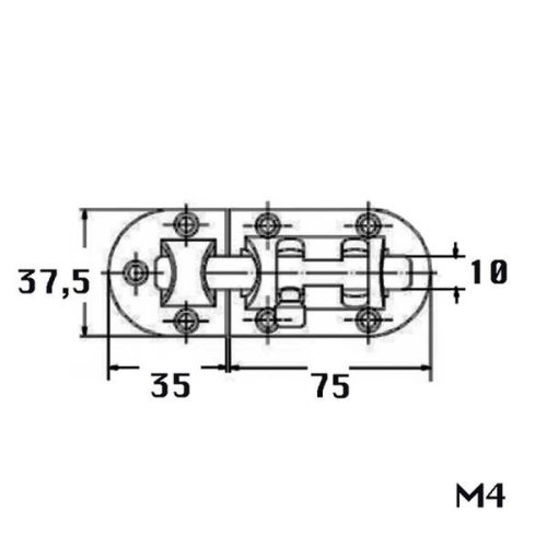 Kmarine Grendel RVS A4 112mm