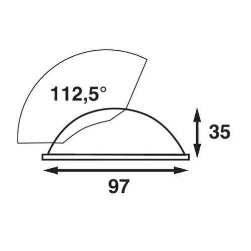 Batsystem Boordlantaarns LED 12V<12 meter