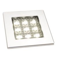 Batsystem Spot LED inbouw Square 80 8-30 zilver