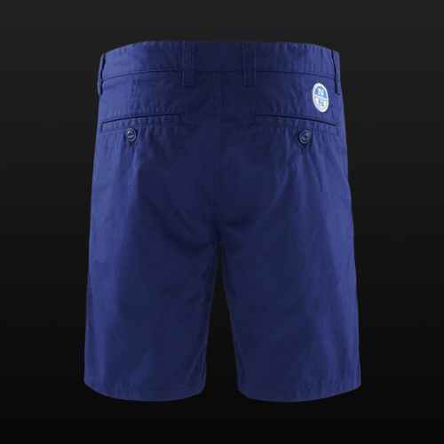 North Sails Men Chino Shorts Marine Blue 38