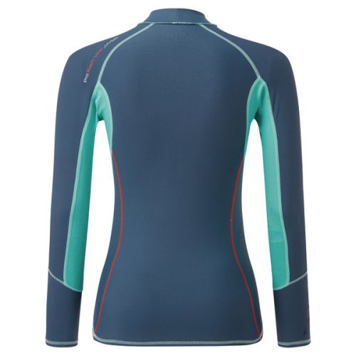 Gill Woman Pro Rash Vest LS Ocean 8/34