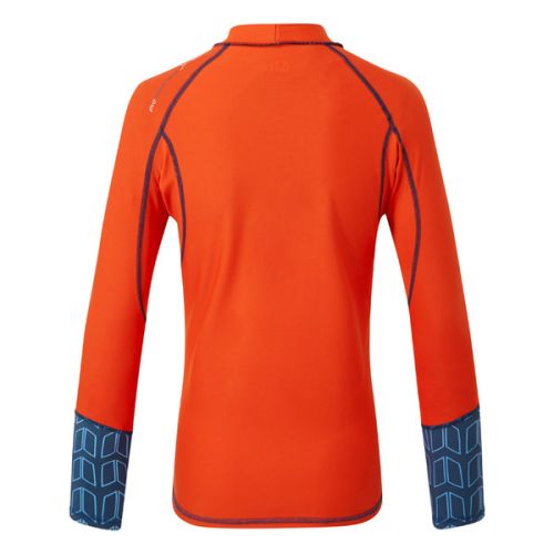 Gill Junior Pro Rash Vest LS Orange JS