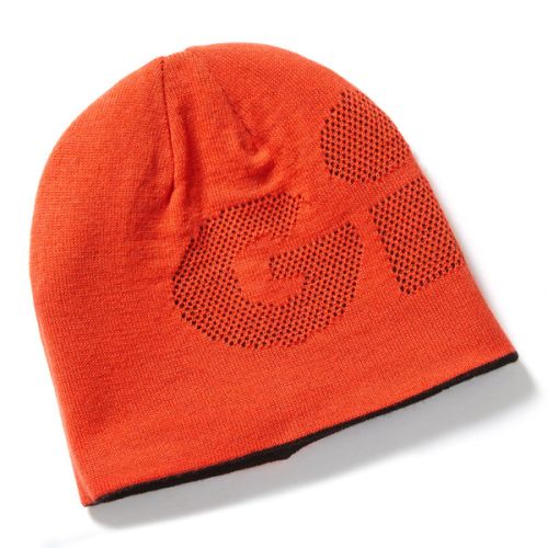 Gill HT48 Reversible Knit Beanie Black/Orange