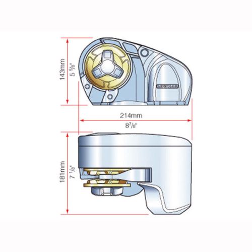 Lewmar Ankerlier Pro Sport 550 12V 6mm