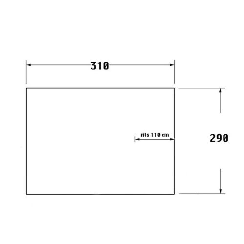 Talamex Kuiptent wit 290 x 310 cm (b x l)