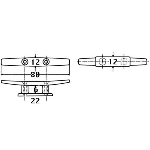 Talamex Kikker 75 mm nylon