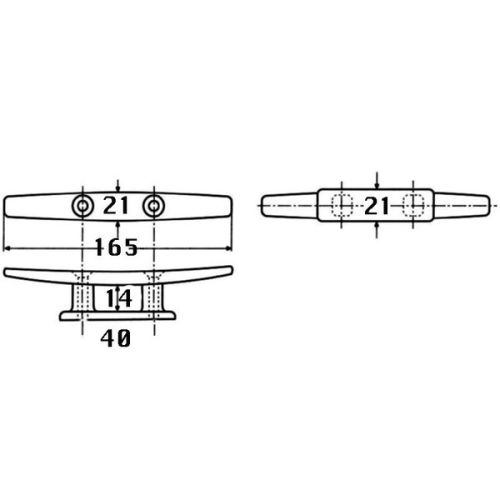 Talamex Kikker 165 mm nylon