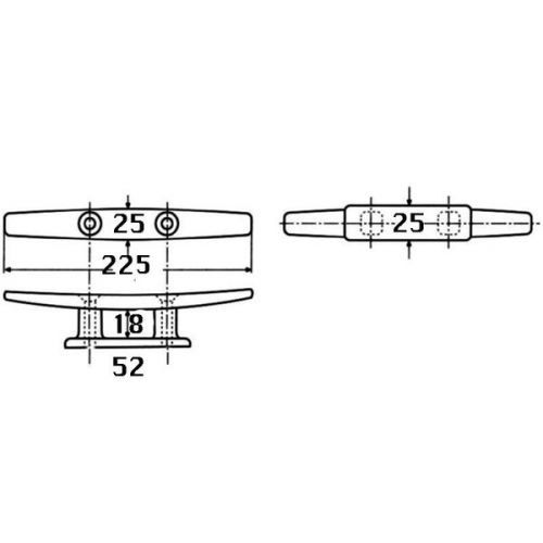 Talamex Kikker 225 mm nylon