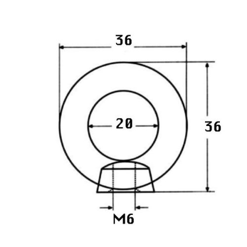 Kmarine Oogmoer RVS A4 M6