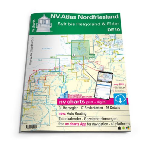 NV Charts Atlas DE10 Nordfriesland