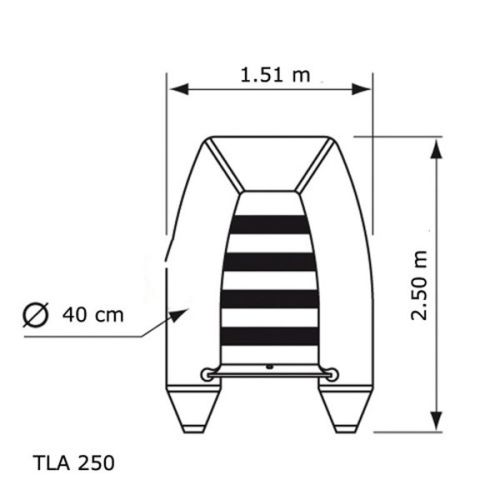 Talamex Boot TLA 250 met luchtbodem