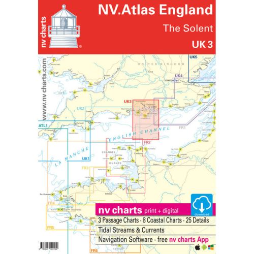 NV Charts Atlas UK3 England The Solent