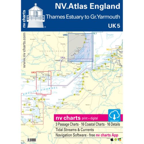 NV Charts Atlas UK5 Thames Estuary -Great Yar