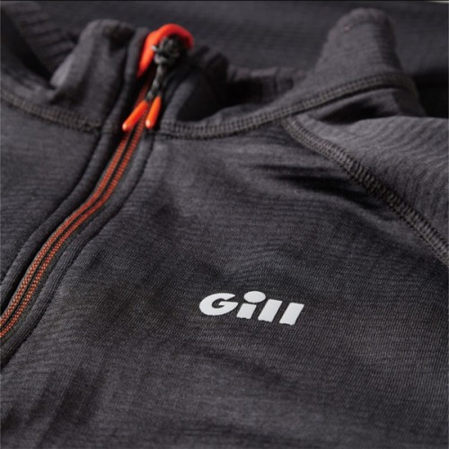 Gill Men OS Thermal Zip Neck Graphite