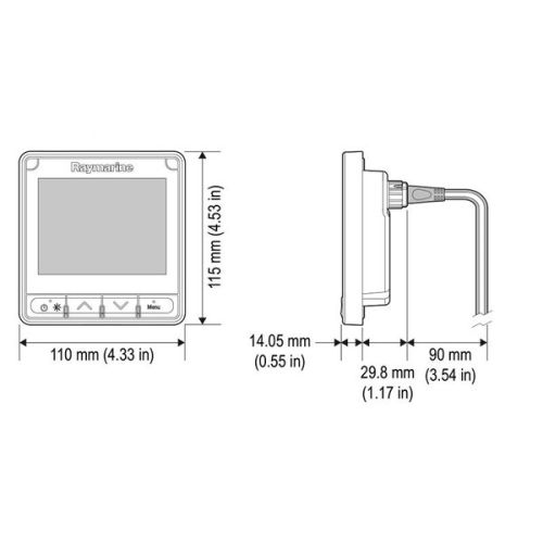 Raymarine P70s stuurautomaat bedieningsunit