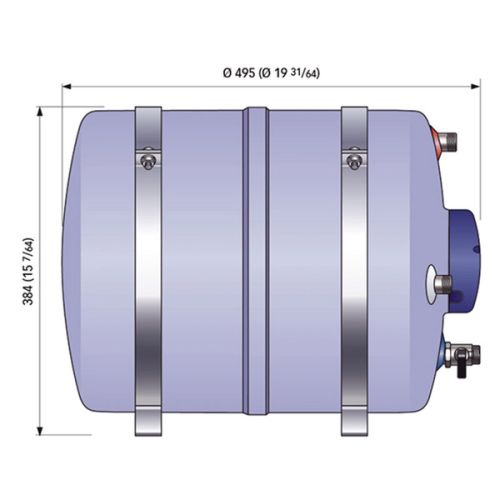 Quick Boiler B3 30 liter 360x495mm 800Watt