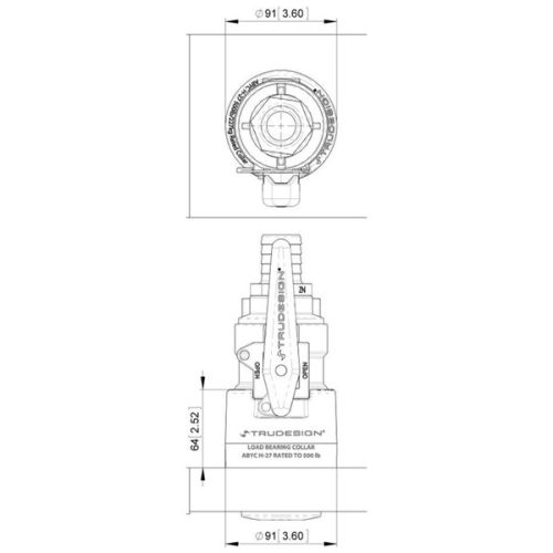 TruDesign Manchet medium voor 1 1/4&quot; en 1 1/2&quot;