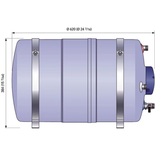 Quick Boiler B3 40 liter 360x620mm 800Watt