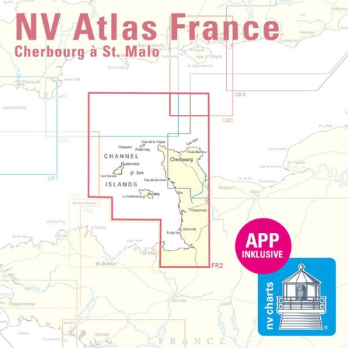 NV Charts Atlas France FR2 Cherbourg St Malo