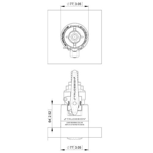 TruDesign Manchet klein voor 1/2&quot; 3/4&quot; en 1&quot; maten