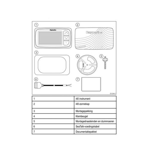 Raymarine i40 dieptemeter