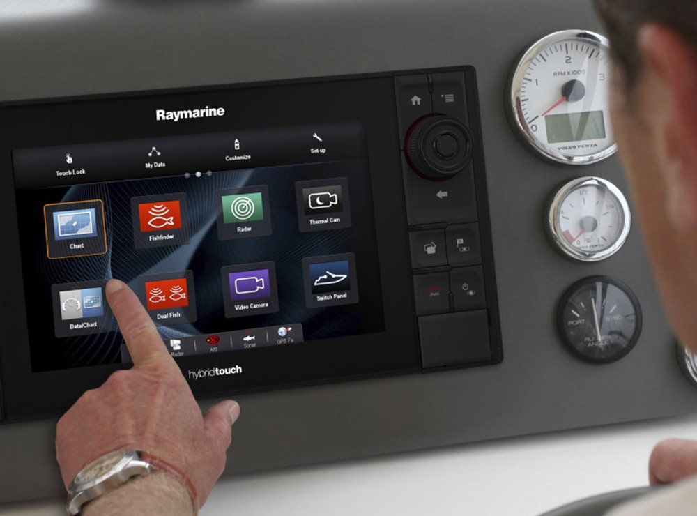 Raymarine eS Hybrid Touch multifunctie displays