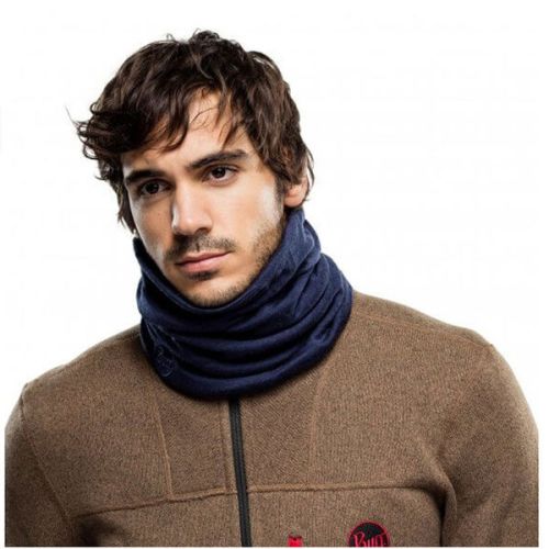 Buff Neckwarmer Heavyweight Merino Wool Denim