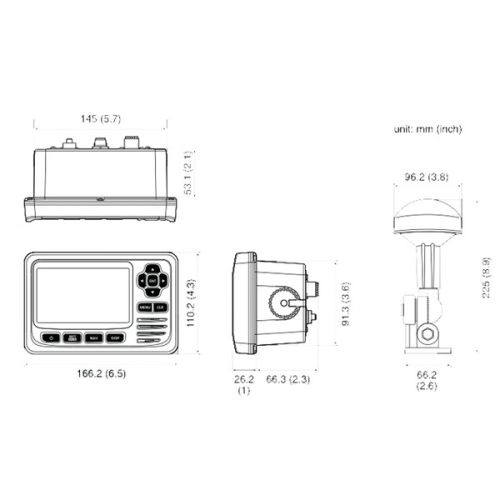 Icom AIS Transponder klasse B MA-510TR