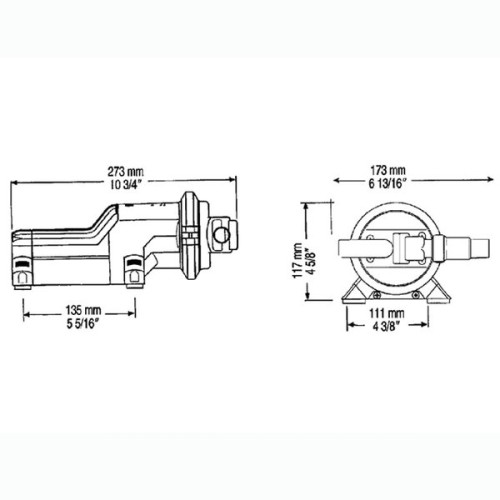 Whale Douchepomp Gulper 220 12V 19mm BP1552