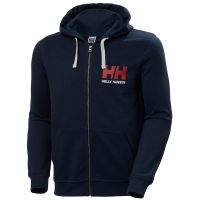 Helly Hansen Logo Full Zip Hoodie 597 navy