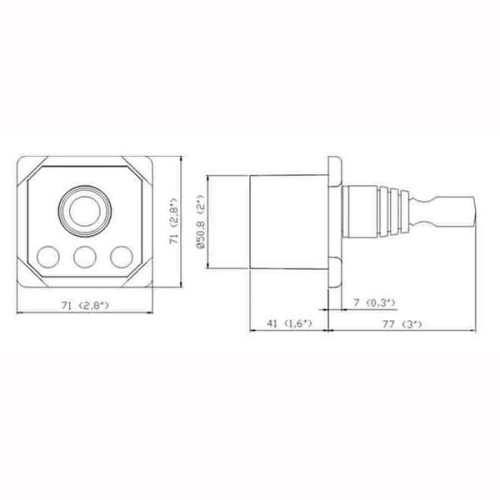 Side-Power Boegschroef bedieningspaneel joystick