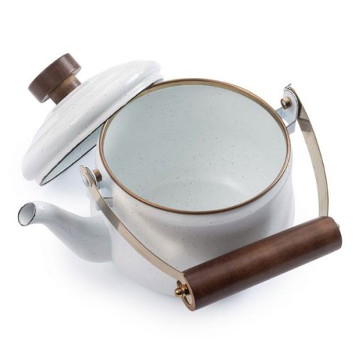 Barebones Theepot egg shell emaille