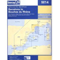 Imray Kaart M14 Med.Spain Barcelona/Rhone