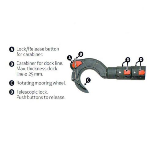 Robship Uitschuifbare pick-up haak 158-420cm