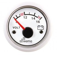 Wema Voltmeter wit 12V